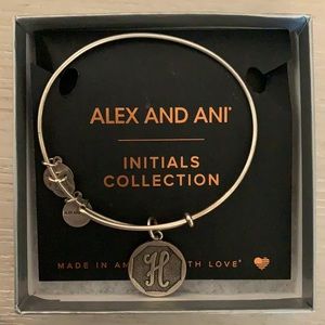 Alex and Ani initial bracelet